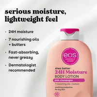 eos Shea Better Body Lotion- Vanilla Cashmere, 24-Hour Moisture, 16 fl oz