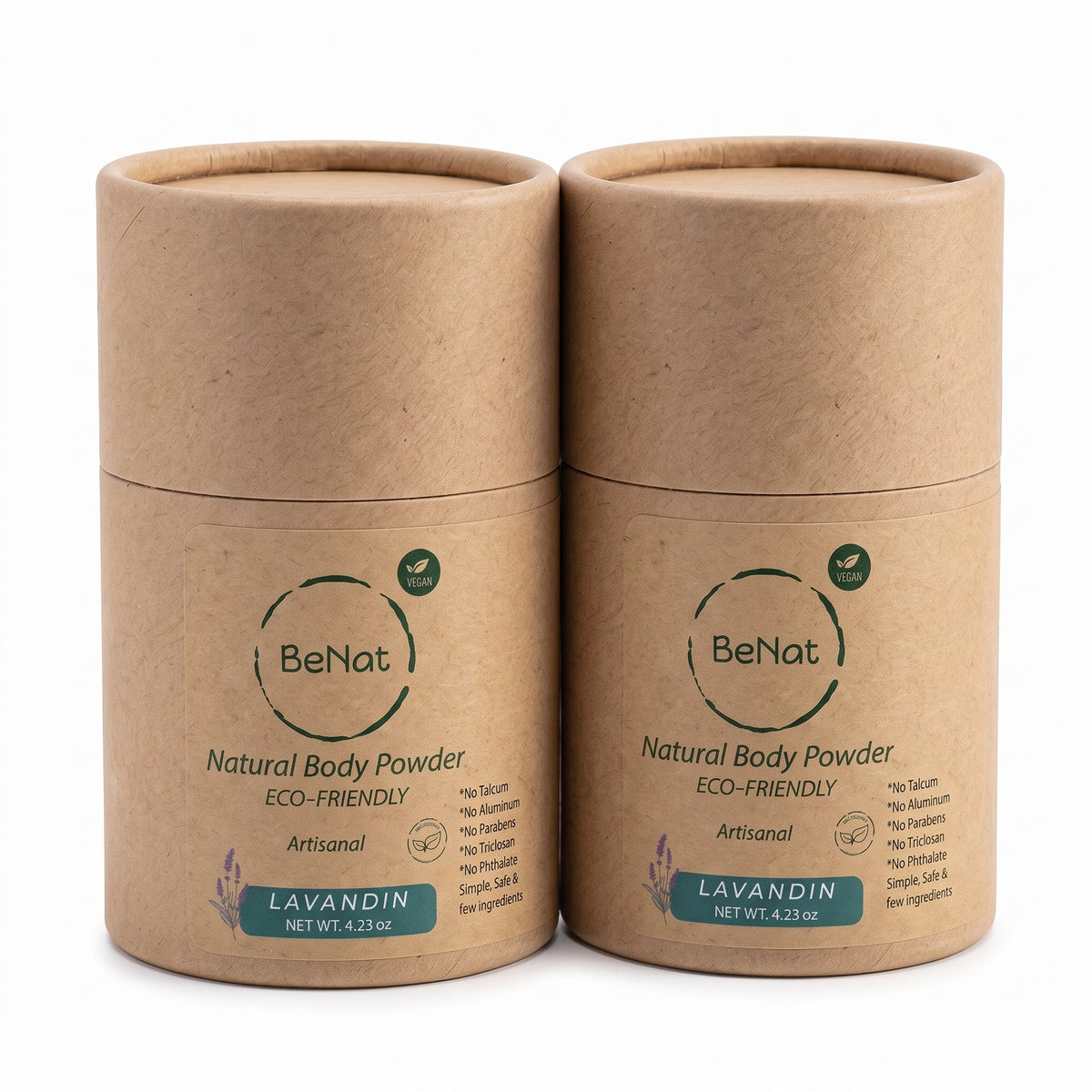 Natural Body & Deodorant Powder (2-Pack)-0