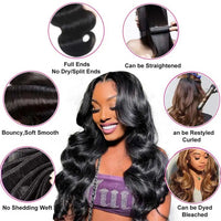 Body Wave Human Hair Bundles – 30/40 Inch Brazilian Remy Virgin