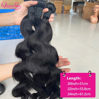 Body Wave Human Hair Bundles – 12A Brazilian Virgin