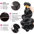 Body Wave Human Hair Bundles – 30/40 Inch Brazilian Remy Virgin