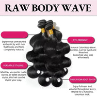 Body Wave Human Hair Bundles – 42 Inch 12A Brazilian Virgin