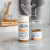 Natural Mineral Deodorant – Aluminum & Baking Soda Free