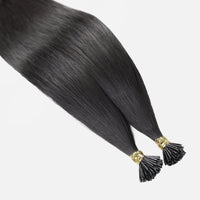 I-Tip Hair Extensions – Natural Black (1B)