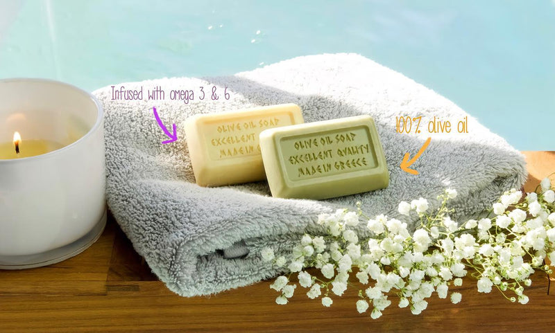 100% Natural Olive Oil Soap 3-Pack with Donkey Milk