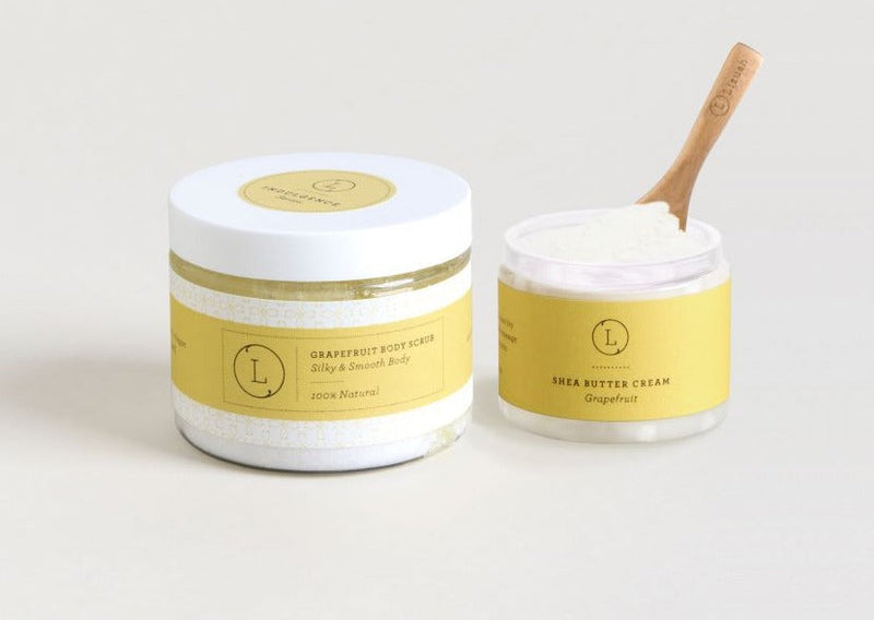Grapefruit Shea Butter & Body Scrub Gift Set-0